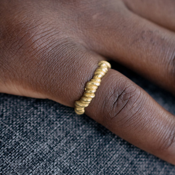 Braided Life Gold Ring