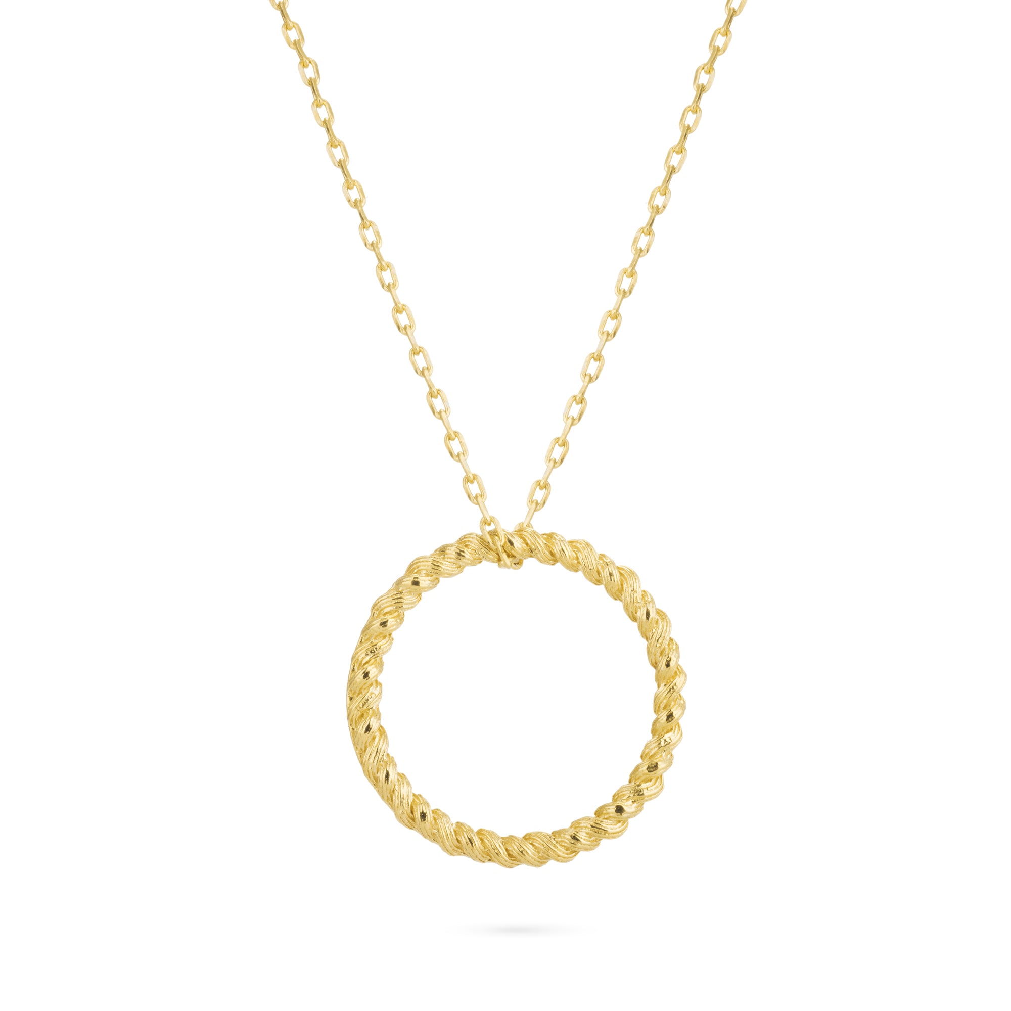 Braided Roots Gold Pendant Grande