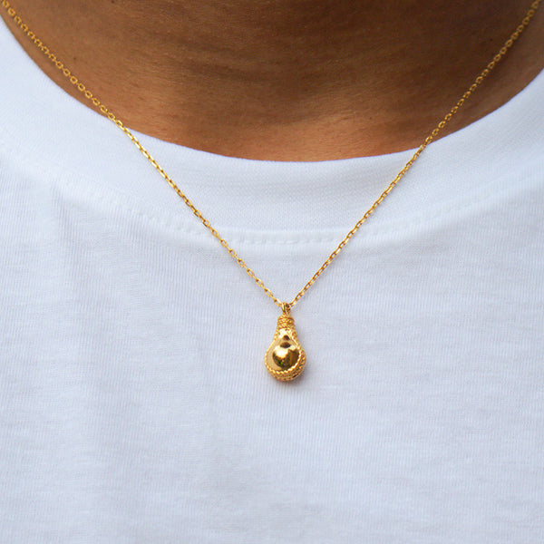 "This is my Switch!"  Gold Pendant Petite