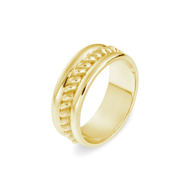 Growing Roots Gold Ring